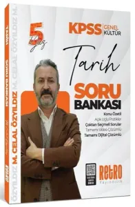 Retro Yayıncılık 2026 KPSS Tarih 5Yüz Soru Bankası Çözümlü