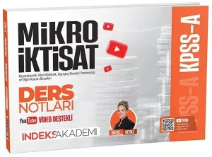 İndeks Akademi 2026 KPSS A Grubu Mikro İktisat Video Ders Notları