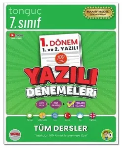 Tonguç Akademi 7. Sınıf Tüm Dersler Maarif Modeli 1. Dönem 1. Yazılı ve 2. Yazılı Denemeleri