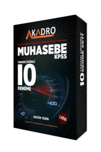 A Kadro Yayınları KPSS A Grubu Muhasebe 10 Deneme Çözümlü