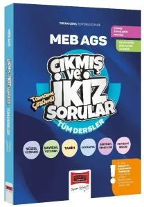 Yargı Yayınları MEB-AGS Tüm Dersler Tamamı Çözümlü Çıkmış ve İkiz Sorular