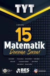 Beş Seçenek Yayınları YKS TYT Matematik 15 Deneme Sınavı