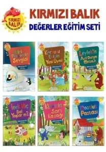 Kırmızı Balık Değerler Eğitim Seti (6 Kitap)