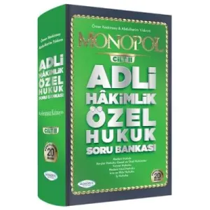 Adli Hakimlik Açıklamalı Özel Hukuk Soru Bankası