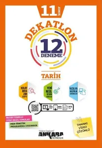 Ankara Yayıncılık 11. Sınıf Tarih Dekatlon 12 Deneme