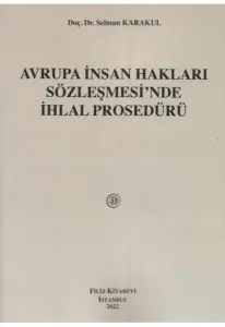 Avrupa İnsan Hakları Sözleşmesi’nde İhlal Prosedürü