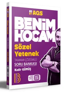 Benim Hocam Yayınları 2027 AGS Sözel Yetenek Tamamı Çözümlü Soru Bankası