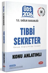 Data Yayınları 2026 T.C. Sağlık Bakanlığı ÜDS Tıbbi Sekreter Konu Anlatımlı