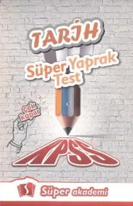 Süper Akademi KPSS Tarih Süper Yaprak Test