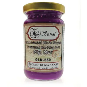 Koza Sanat Ebru Boyası PİGMENT MOR