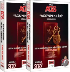 Yargı Yayınları 2027 MEB-AGSnin Kilidi Eğitim Bilimleri ve Türk Milli Eğitim Sistemi Konu Anlatımı 2 Cilt