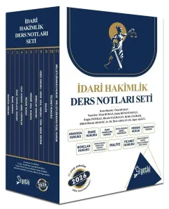 Yetki Yayınları 2026 İdari Hakimlik Ders Notları Seti