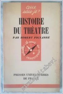 Que Sais - Je ? Histoire du Théatre -        1957