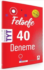 TYT Felsefe 40 Deneme Delta Kültür Yayınları 9786057698216