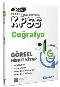 GYS Akademi 2026 KPSS Coğrafya Görsel Hibrit Kitap Ders Notları