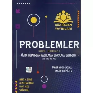 Çöz Kazan Yayınları TYT AYT Problemler Soru Bankası Çöz Kazan