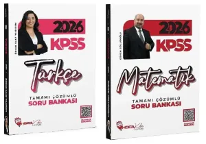 Hoca Kafası Yayınları 2026 KPSS Türkçe ve Matematik Soru Bankası 2'li Set