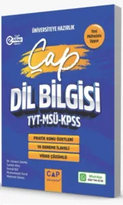 Çap Yayınları TYT MSÜ KPSS Dil Bilgisi Pratik Konu Özetleri Deneme İlaveli