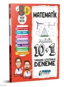 8. Sınıf LGS Matematik Tamamı Çözümlü Fasikül 10 Branş 1 Genel Deneme
