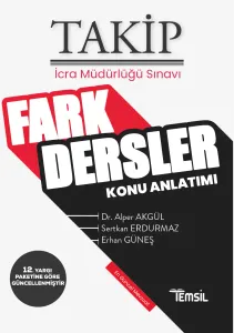 TAKİP İcra Müdürlüğü Sınavlarına Hazırlık  Fark Ders Konu Anlatımı