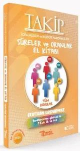 TAKİP 2026 İcra Müdür ve Müdür Yardımcılığı Sınavlarına Hazırlık Süreler ve Oranlar El Kitabı