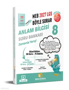 Sinan Kuzucu 8. Sınıf Anlam Bilgisi Soru Bankası 2027