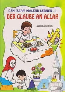 Almanca Boyamalı Allaha İman Der Glaube An Allah