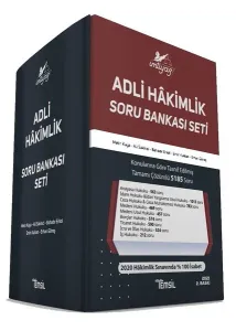 2021 İmtiyaz - Adli Hakimlik Soru Bankası Seti (9 Kitap Takım)