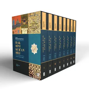 Hak Dini Kuran Dili: 8 Kitap Ciltli