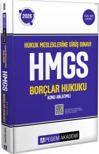 Pegem Yayınları 2026 HMGS Borçlar Hukuku Konu Anlatımlı