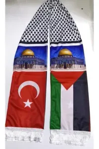 FİLİSTİN ATKISI SATEN BAYRAKLI