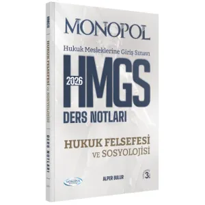 HMGS Hukuk Felsefesi ve Sosyolojisi Ders Notları
