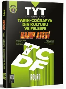 Retro Yayıncılık TYT Tarih Coğrafya Din Kültürü ve Felsefe Kamp Ateşi Soru Bankası Çözümlü