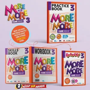 Kurmay ELT More and More English 3 Practice Book - Workbook Seti