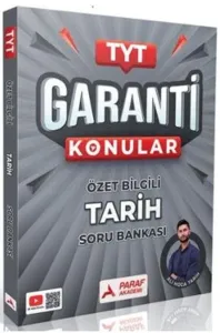 Paraf Yayınları Z Takımı TYT Tarih Garanti Konular Özet Bilgili Soru Bankası