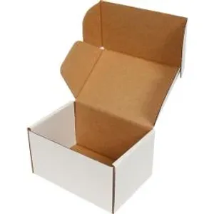 Kilitli Beyaz Karton Kutu 10x10x4,5 cm