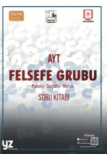 YZ Yayınları YKS AYT Felsefe Grubu - Psikoloji - Sosyoloji - Mantık Soru Kitabı