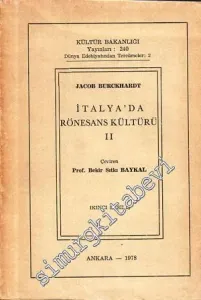 İtalya'da Rönesans Kültürü 2 -