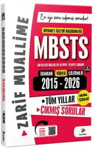 Dizgi Kitap Yayınları 2027 DİB MBSTS Konularına Göre Tasnif Edilmiş 2015- 2026 Tüm Yıllar Orijinal Video Çözümlü Çıkmış Sınav Soruları