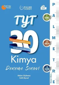 Palme Yayınları TYT Kimya 30 Deneme Sınavı