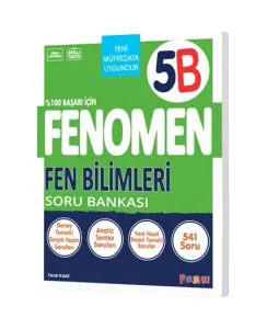 FENOMEN 5. SINIF FEN BİLİMLERİ SORU BANKASI (B)