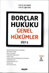 Borçlar Hukuku Genel Hükümler