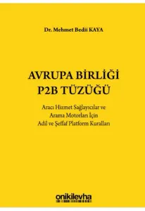 Avrupa Birliği P2B Tüzüğü