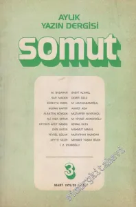 Somut Aylık Yazın Dergisi  - Sayı: 1    1  Ocak