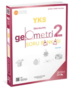 ÜçDörtBeş Yayınları YKS Geometri Konu Anlatımlı Soru Bankası 2. Kitap