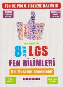 Platon 8. Sınıf LGS Fen Bilimleri 8'li Maraton Denemeler