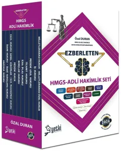 Yetki Yayınları 2026 HMGS Adli Hakimlik Ezberleten Seti