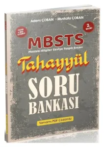 Tahayyül Yayınları MBSTS Soru Bankası