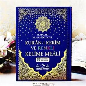 CAMİ BOY SATIRALTI TÜRKÇE KELİME MEALLİ KURANI KERİM