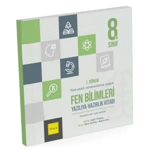 Kare Yayınları 8. Sınıf  LGS1. Dönem Fen Bilimleri Yazılıya Hazırlık Kitabı